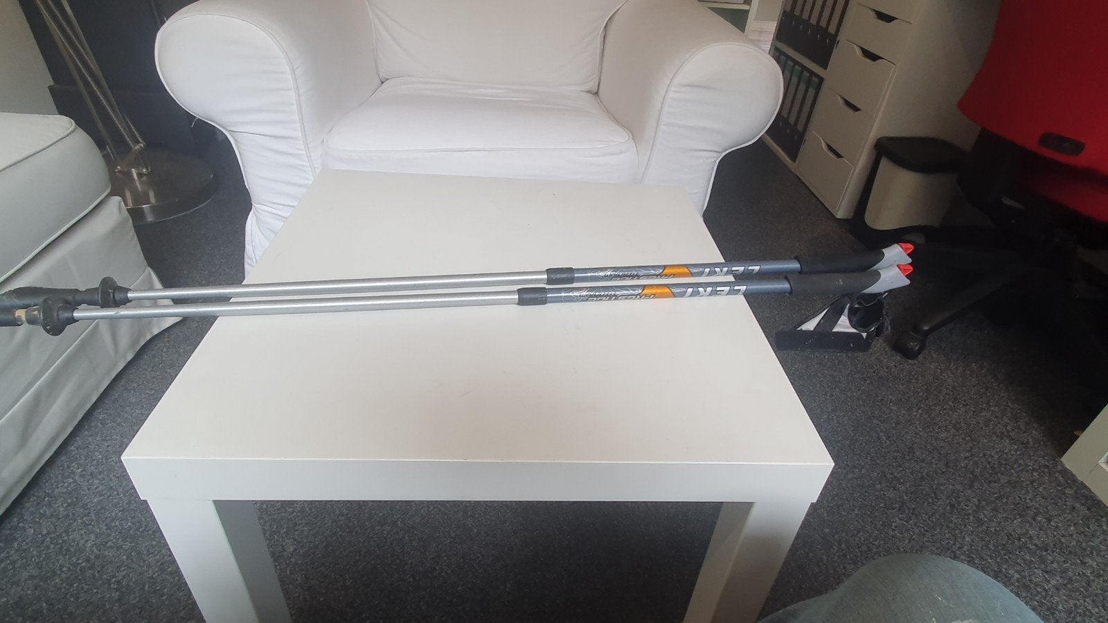 Leki Prestige Nordic Walking Stokken, Ophalen, Zo goed als nieuw, Wandelstok