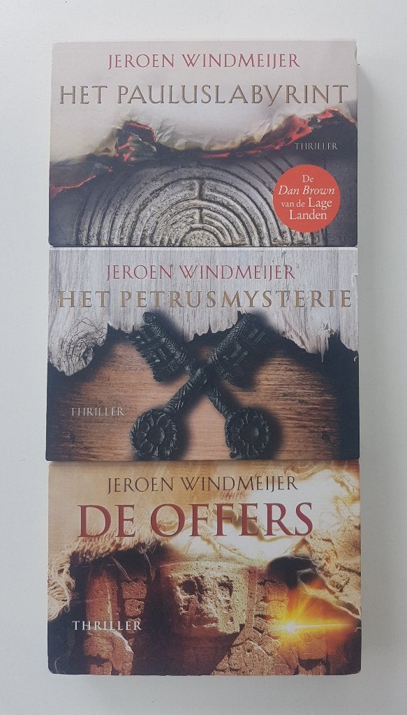3x Dwarsligger Jeroen Windmeijer oa. De Offers, Mysterie, Boeken, Thrillers, Ophalen of Verzenden, Gelezen, Jeroen Windmeijer