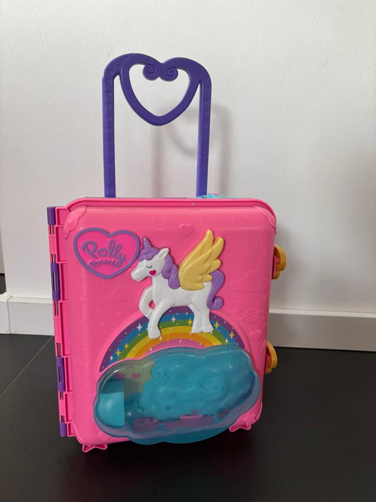 Nieuw: Polly Pocket Speelkoffer Vakantie in Pollyville, Ophalen of Verzenden, Nieuw, Overige typen