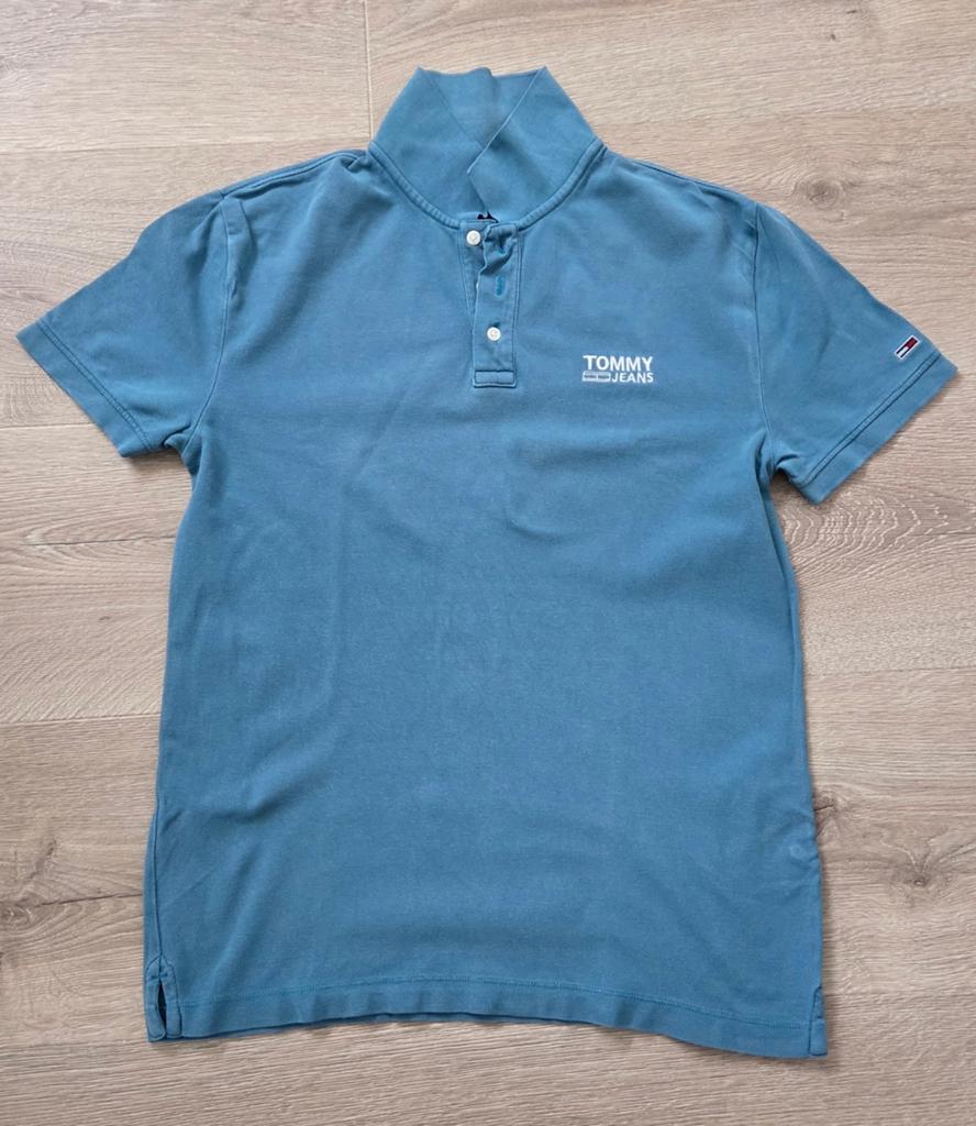 Tommy Hilfiger polo maat S, Kleding | Heren, Polo's, Blauw, Tommy Hilfiger, Ophalen of Verzenden, Gedragen