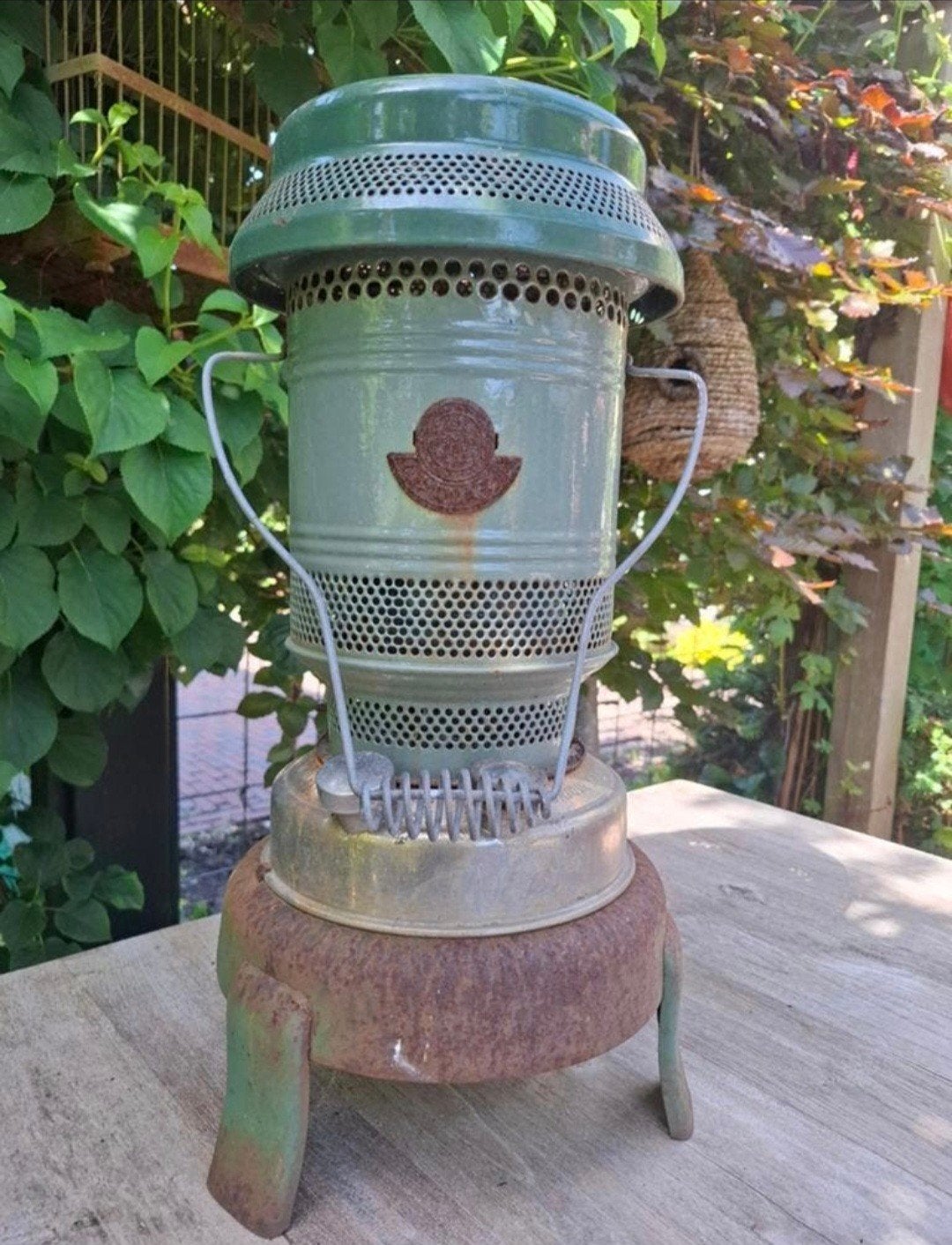 Vintage Resada Groene Petroleumkachel - Made in Austria, Ophalen