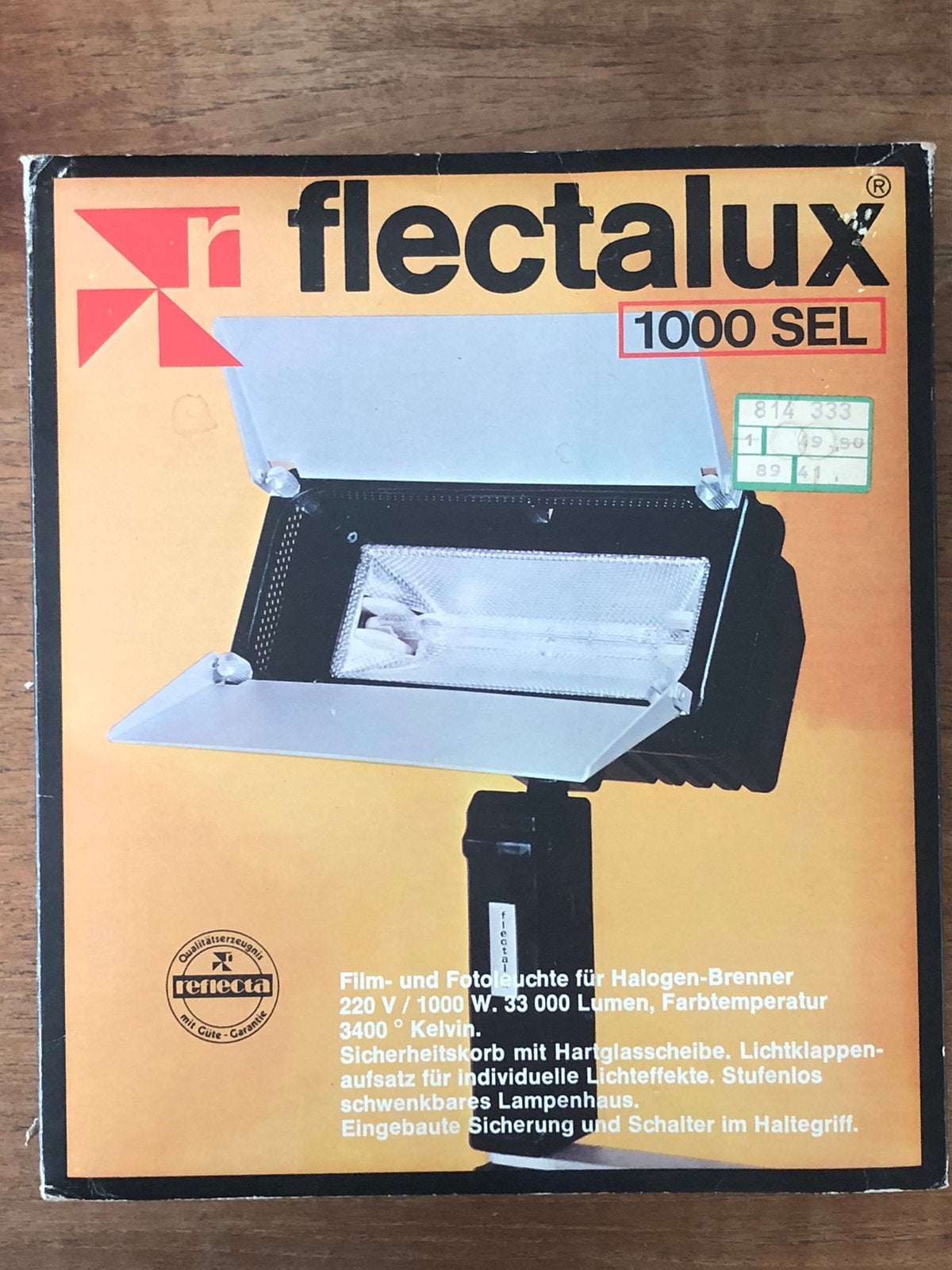 Flectalux foto en filmlamp, Ophalen of Verzenden, Zo goed als nieuw, Overige typen