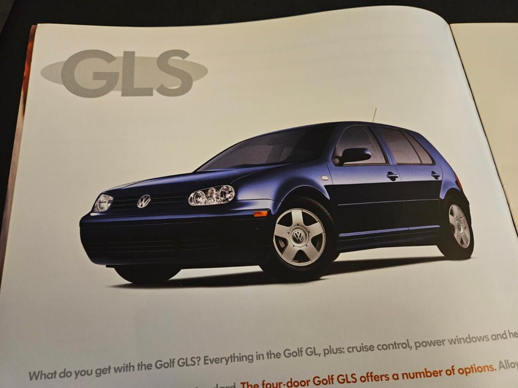 Brochure Volkswagen Golf & GTi 1999 USA, Ophalen of Verzenden, Zo goed als nieuw, Volkswagen