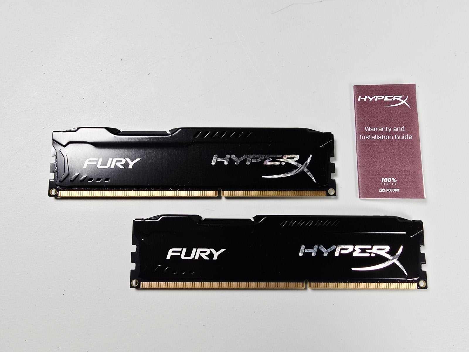 HyperX Fury Black HX318C10FBK2/8 8GB DDR3 RAM – A-Grade, 8 GB, DDR3, Ophalen of Verzenden, Zo goed als nieuw