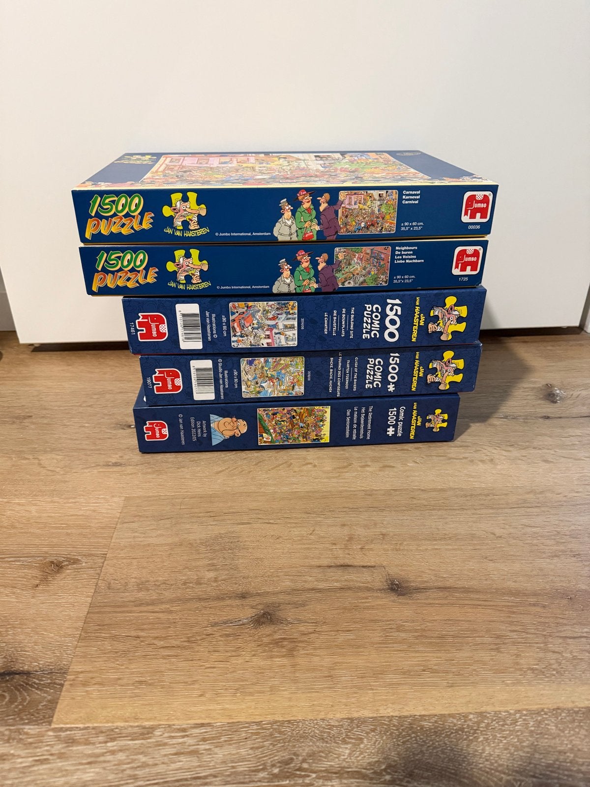 Foto 3 van Jumbo Jan van Haasteren 1500 stukjes puzzels diverse titels