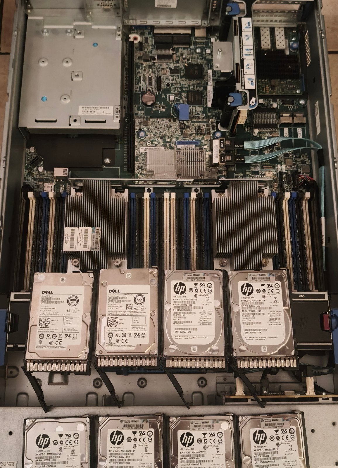HP DL380 Gen9 - 2x Xeon - 10GbE - 8x1TB SAS, Hot swappable onderdelen, Ophalen of Verzenden, 3 tot 4 Ghz, 8tb