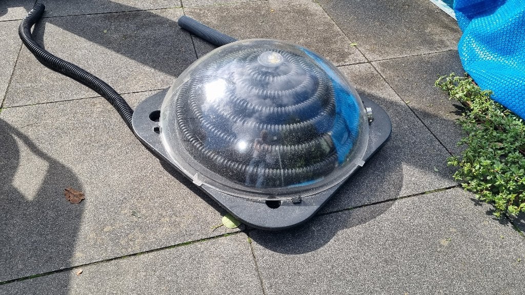 Solarbol zwembad met slangen, Tuin en Terras, Ophalen, Gebruikt, Verwarming