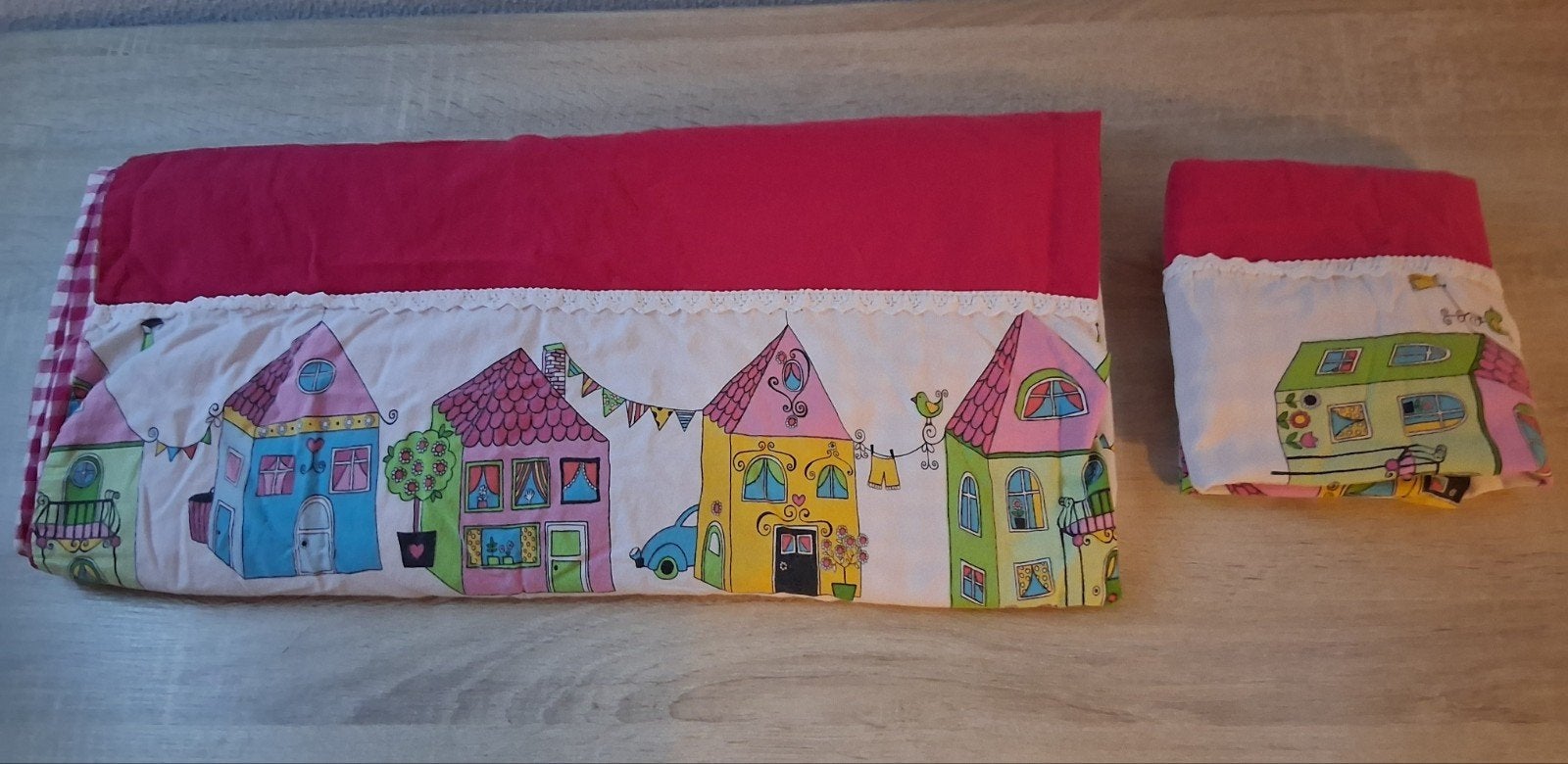 Diverse kinderbeddengoed sets en hoeslakens, Gebruikt, Eenpersoons, Dekbedovertrek, Katoen