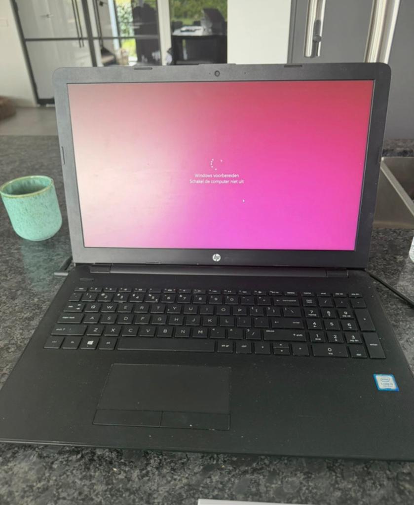 HP laptop zwart, 15 inch, Gebruikt, Ophalen of Verzenden, SSD, 15 inch