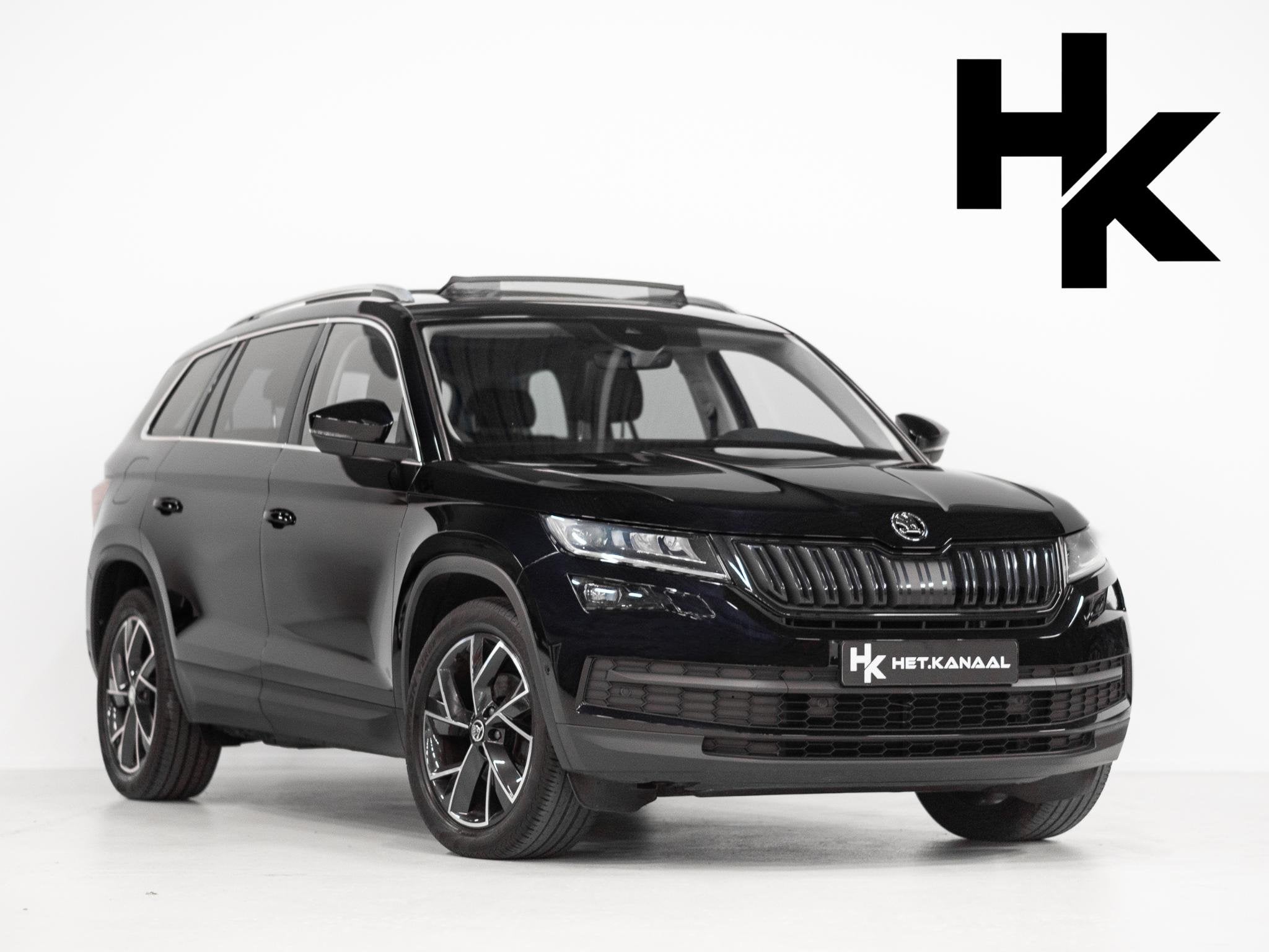 Skoda Kodiaq 1.5 TSI Business Edition Pano Virtual Keyless A, Auto's, 4 cilinders, 150 pk, 1481 kg, Zwart