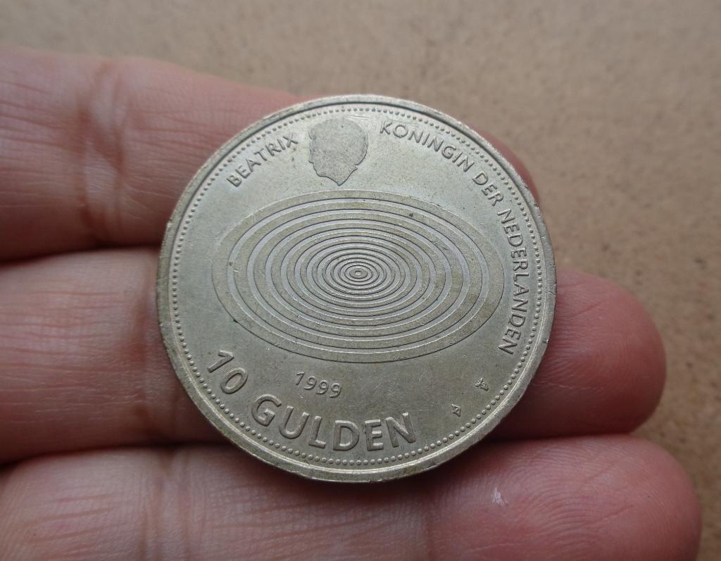 zilveren 10 gulden  1999/2000 eeuwmunt [102], Verzenden, Koningin Beatrix, Zilver, Losse munt