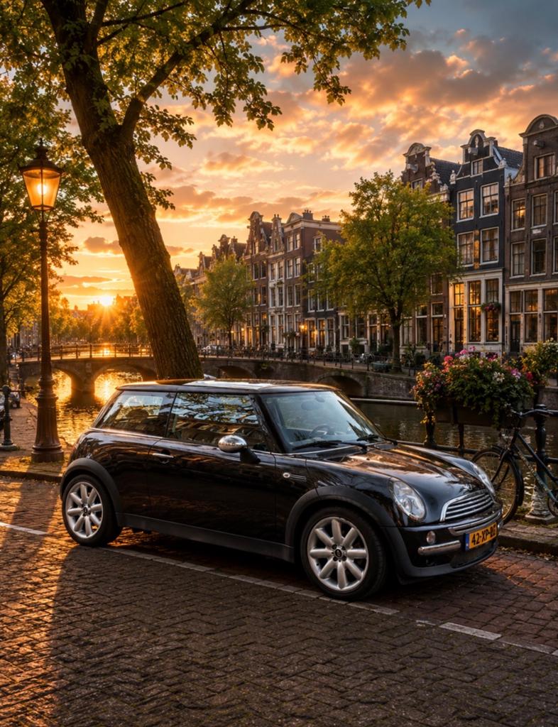 Mini 1.6 16V Cooper 2003 Zwart, Voorwielaandrijving, 15 km/l, 4 cilinders, 4 stoelen