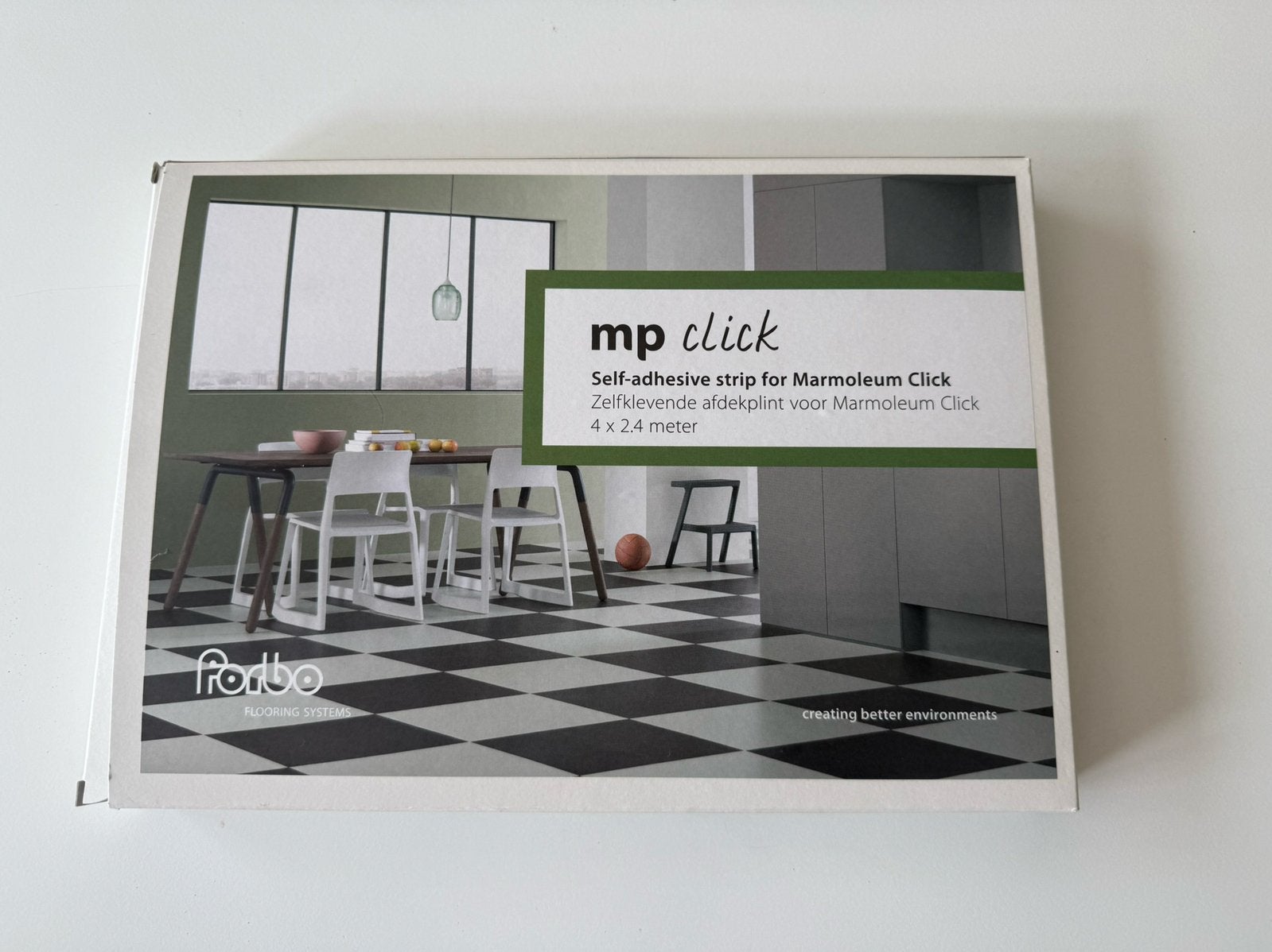 Marmoleum click originele plakplint kleur 5217, Doe-het-zelf en Verbouw, Overige materialen, Nieuw, Ophalen of Verzenden, 250 cm of meer