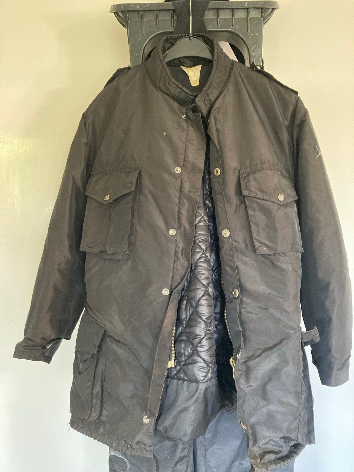 KL Legerjas Zwart Maat 50 (M) - Polyamide, Ophalen, Gedragen, Maat 48/50 (M), Zwart
