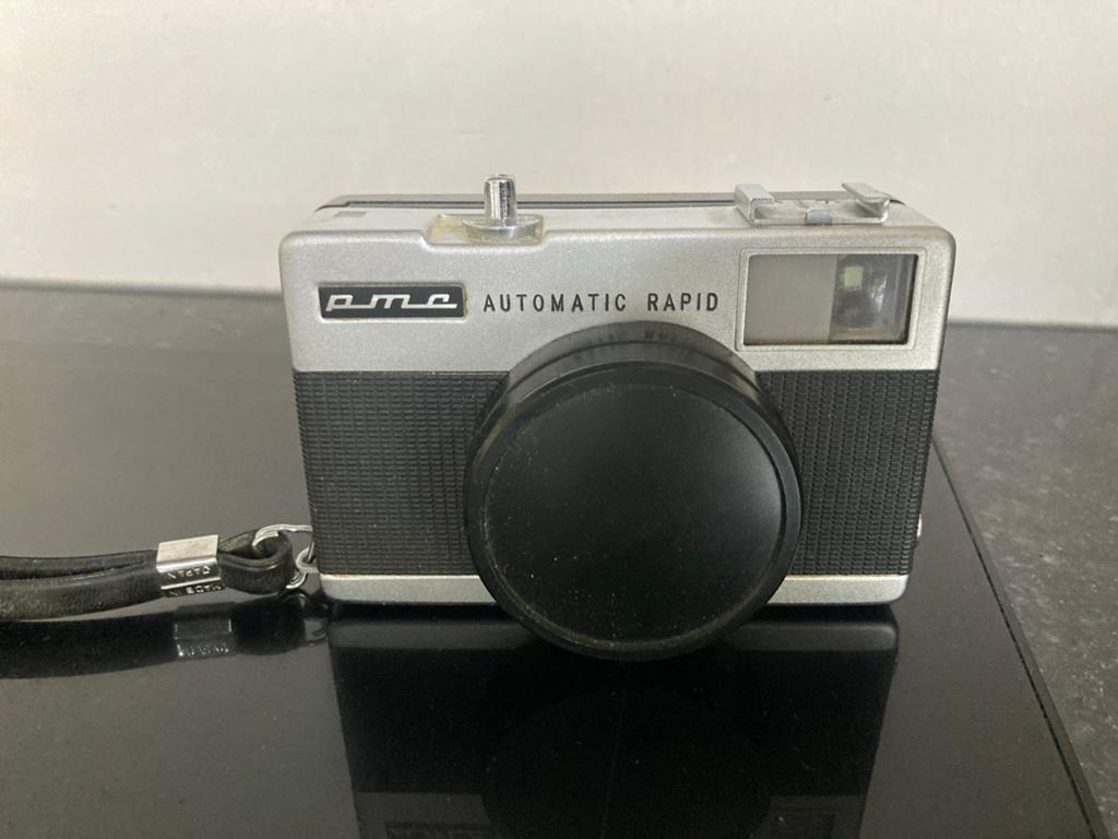 PMC Automatic Rapid camera met hoesje, Ophalen of Verzenden, Gebruikt, Compact, Overige Merken