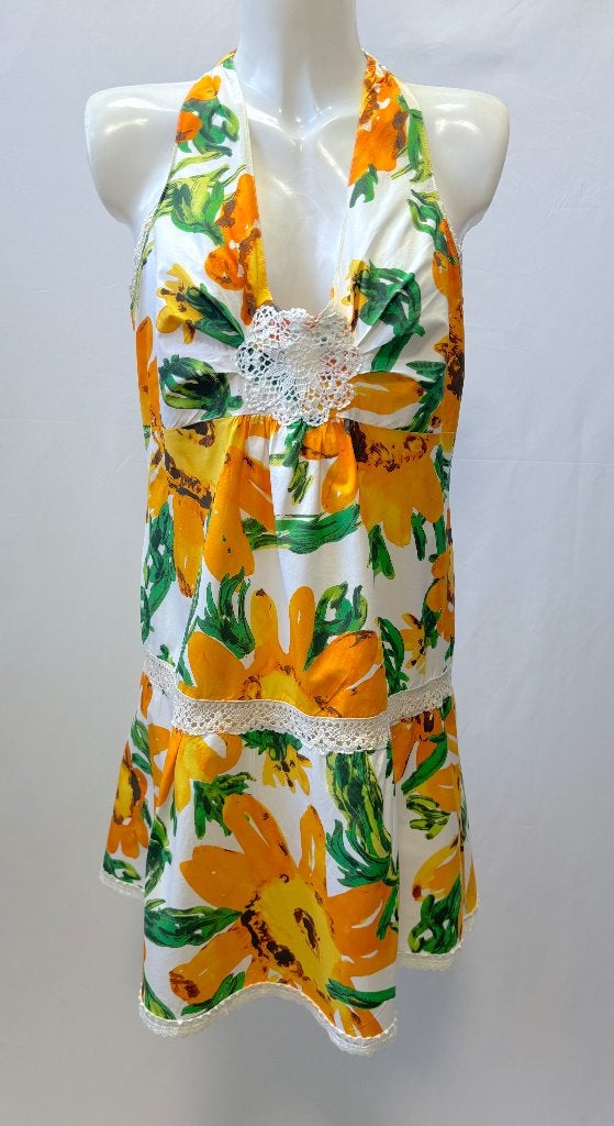 MOSCHINO CHEAP AND CHIC Bloemen jurk  Maat 42, Kleding | Dames, Overige kleuren, Maat 42/44 (L), Ophalen of Verzenden, Zo goed als nieuw