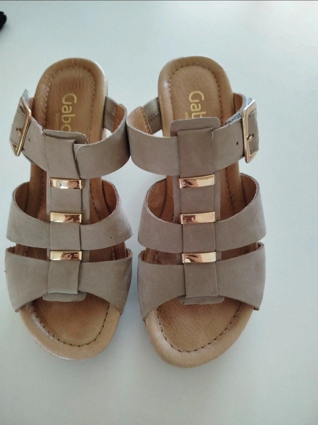 Gabor comfort sandalen maat 37, Beige, Gabor, Gedragen, Sandalen of Muiltjes