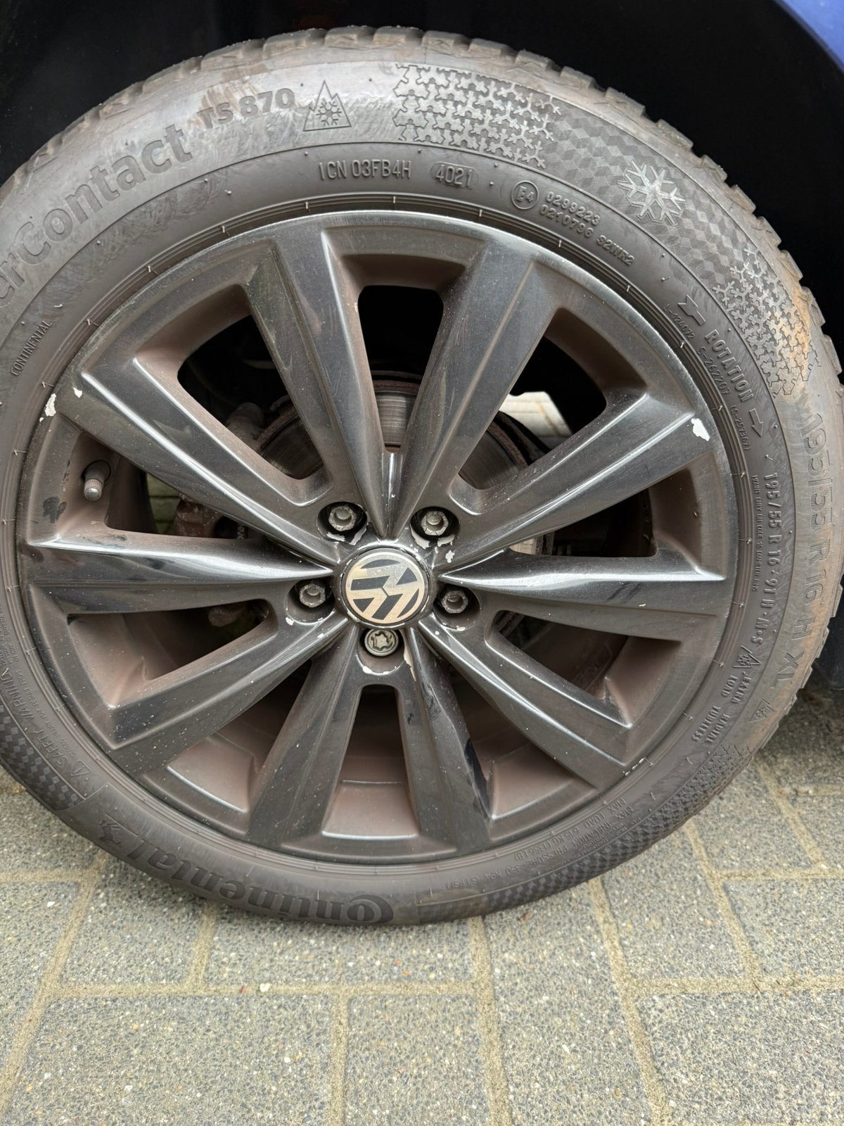 5x100 velgen met band zwart, Auto-onderdelen, Banden en Velgen, Ophalen, Gebruikt, Velg(en), 16 inch