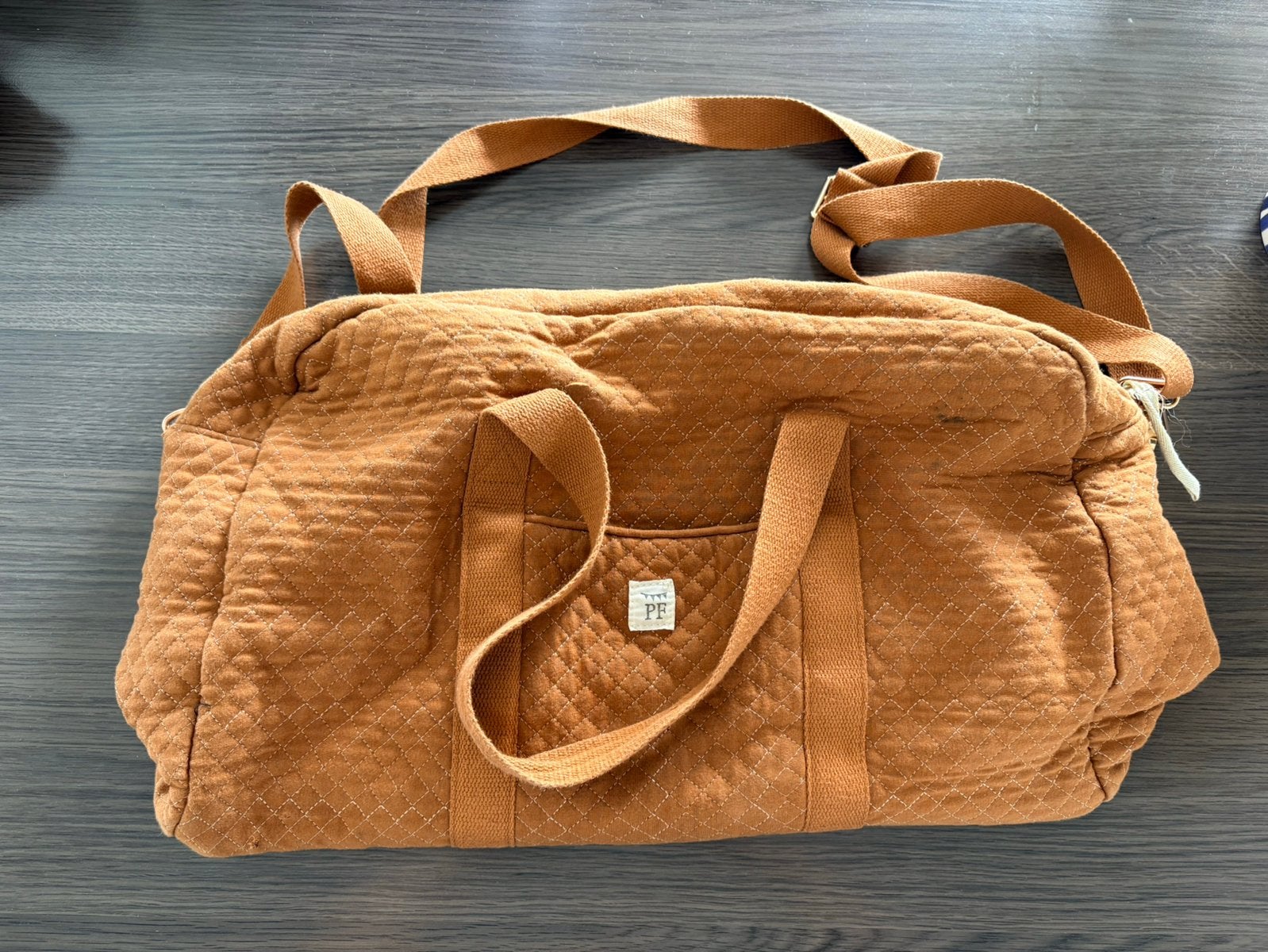 Quilted mommy bag / luiertas Petit Filippe, Ophalen, Zo goed als nieuw