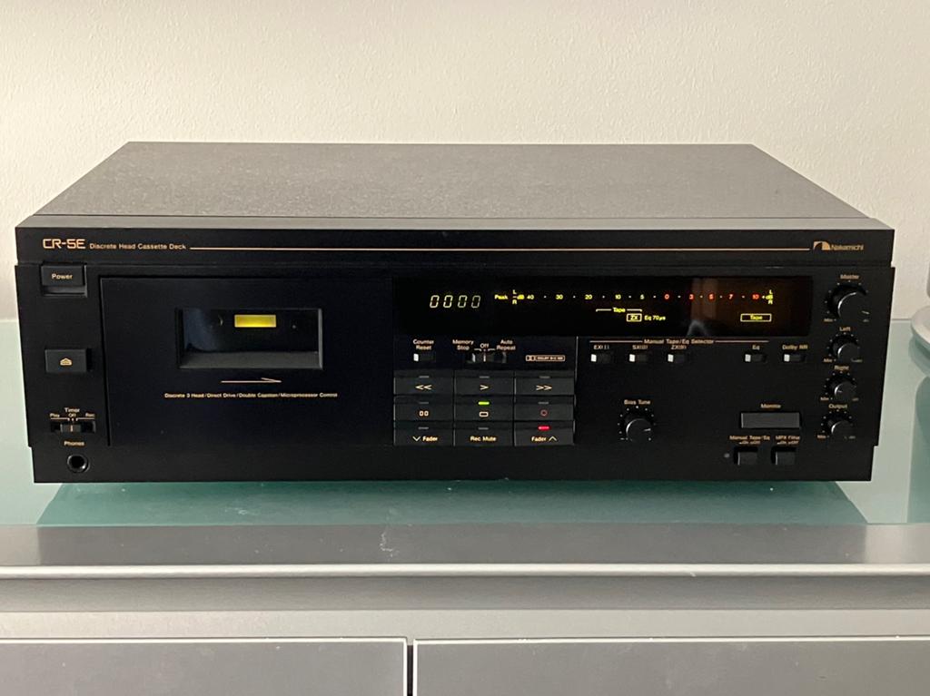 Nakamichi CR5 E cassettedeck, Ophalen of Verzenden, Enkel, Overige merken, Tiptoetsen