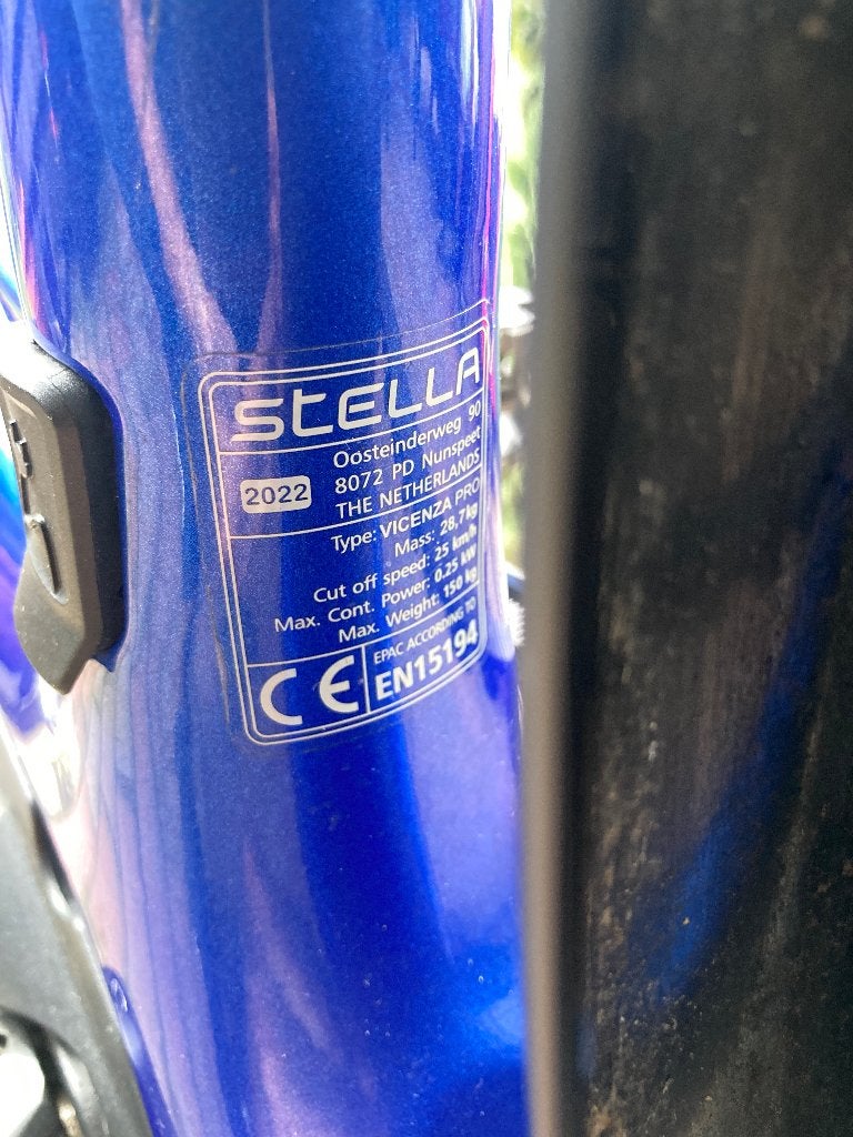 Stella Vicenza pro E-bike, Zo goed als nieuw, 51 tot 55 cm, 50 km per accu of meer, Ophalen