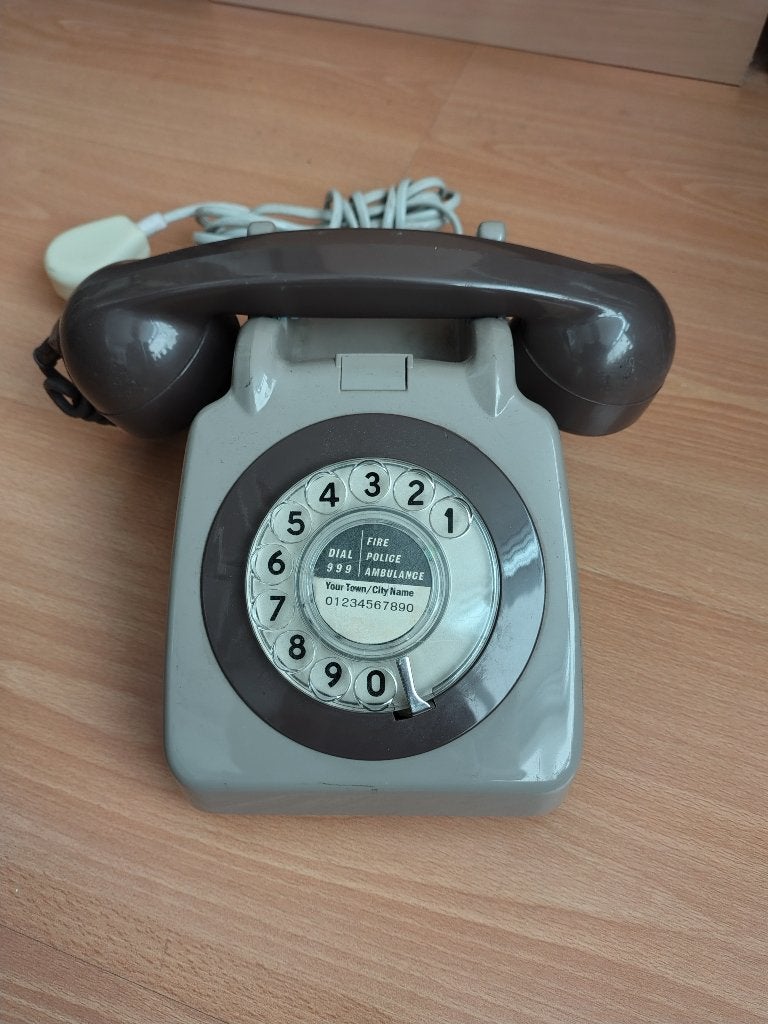 Mooie vintage engelse telefoon GPO 706F, Ophalen of Verzenden, Gebruikt, Met draaischijf