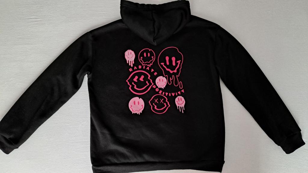 Zwarte trui met capuchon / hoody van Shein, mt. M, Kleding | Dames, Truien en Vesten, Maat 38/40 (M), Zwart, Ophalen of Verzenden