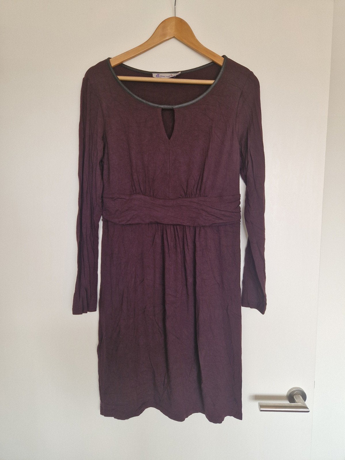 Queen Mum zwangerschapsjurk maat M, Kleding | Dames, Maat 38/40 (M), Paars, Ophalen of Verzenden, Gedragen