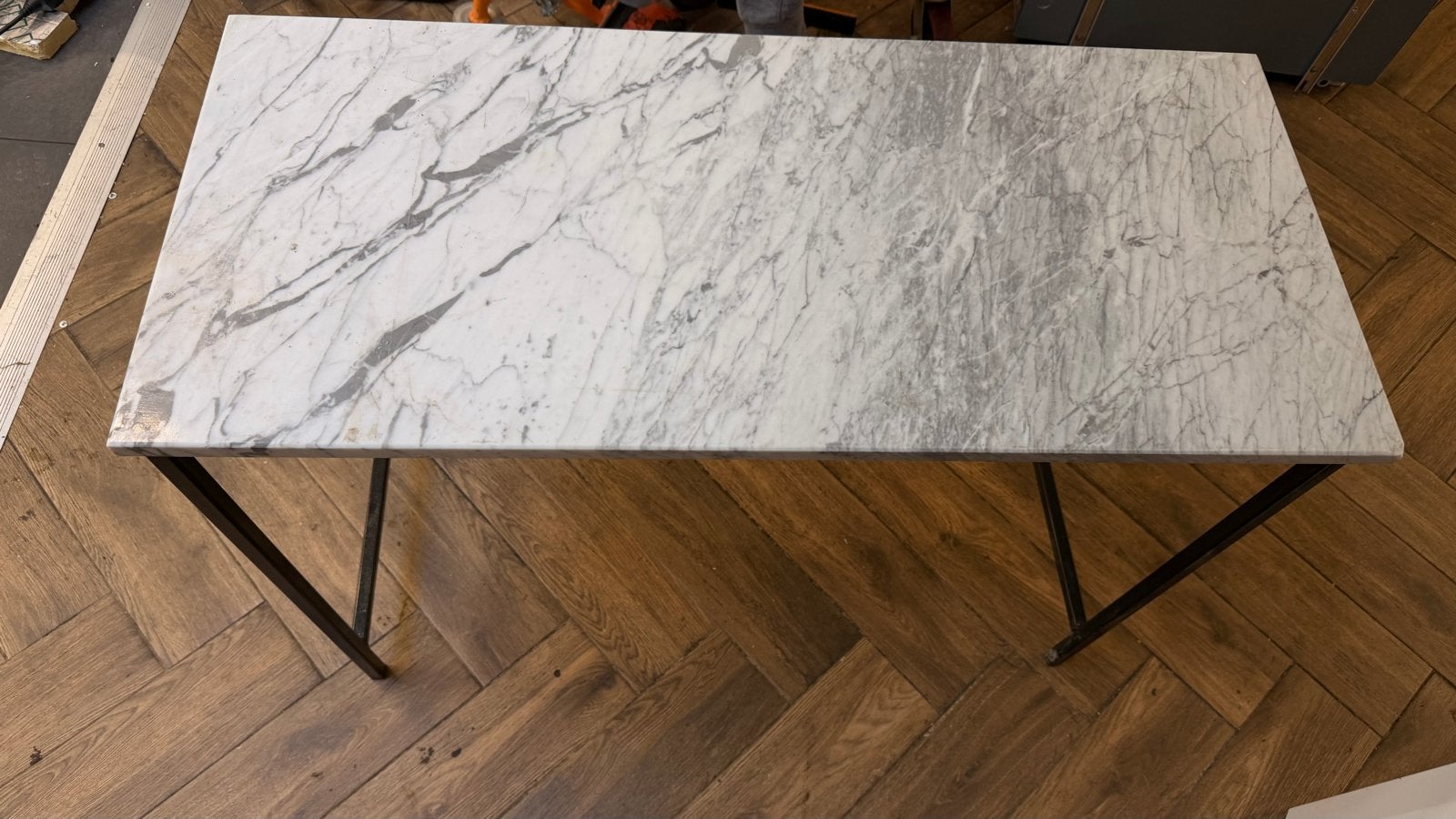 4x tafels - Marmeren blad 100x50 cm - Prijs per stuk, Ophalen, Overige materialen, Gebruikt, 100 tot 150 cm