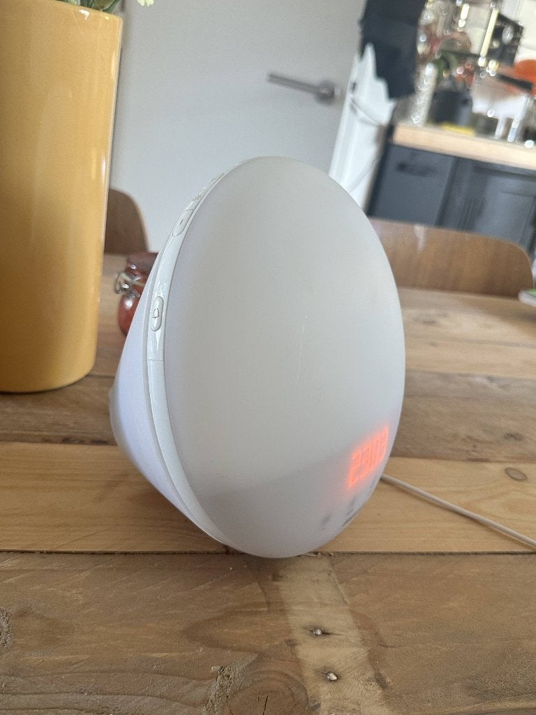 Wake-up Light / Wekker met licht en geluid, Ophalen of Verzenden, Gebruikt, Digitaal