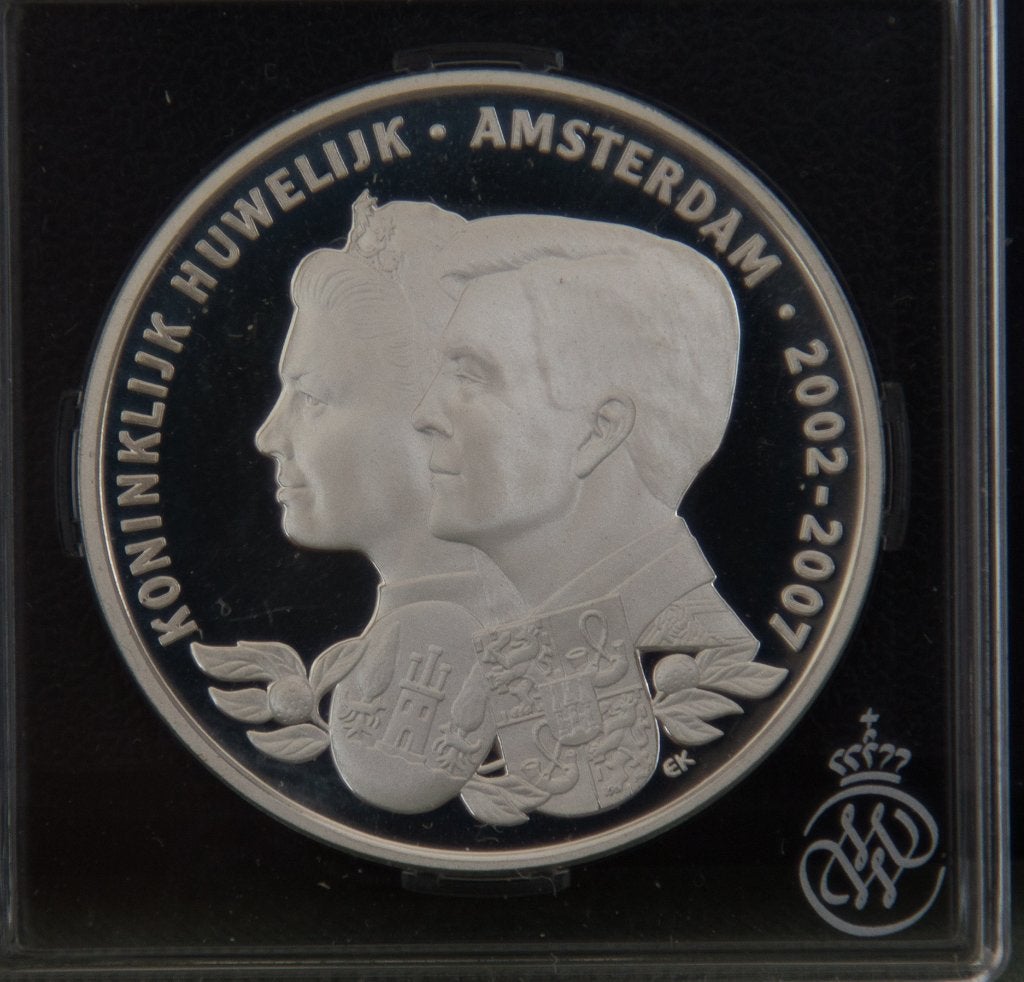 Officiële Oranje-Nassau collectie Willem-Alexander en Maxima, Postzegels en Munten, Setje, Koningin Beatrix, Zilver, Overige waardes