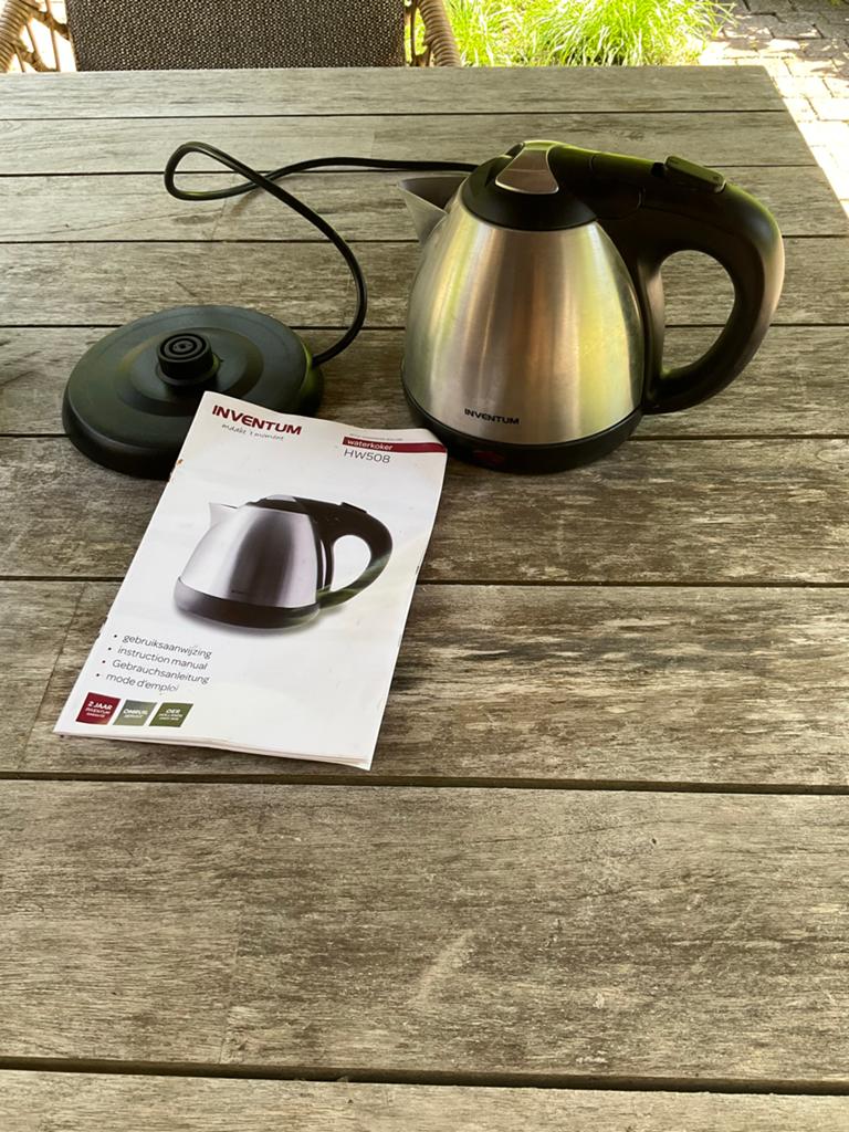 Inventum HW508 waterkoker - Nieuw, 1 tot 2 liter, Ophalen of Verzenden, Nieuw