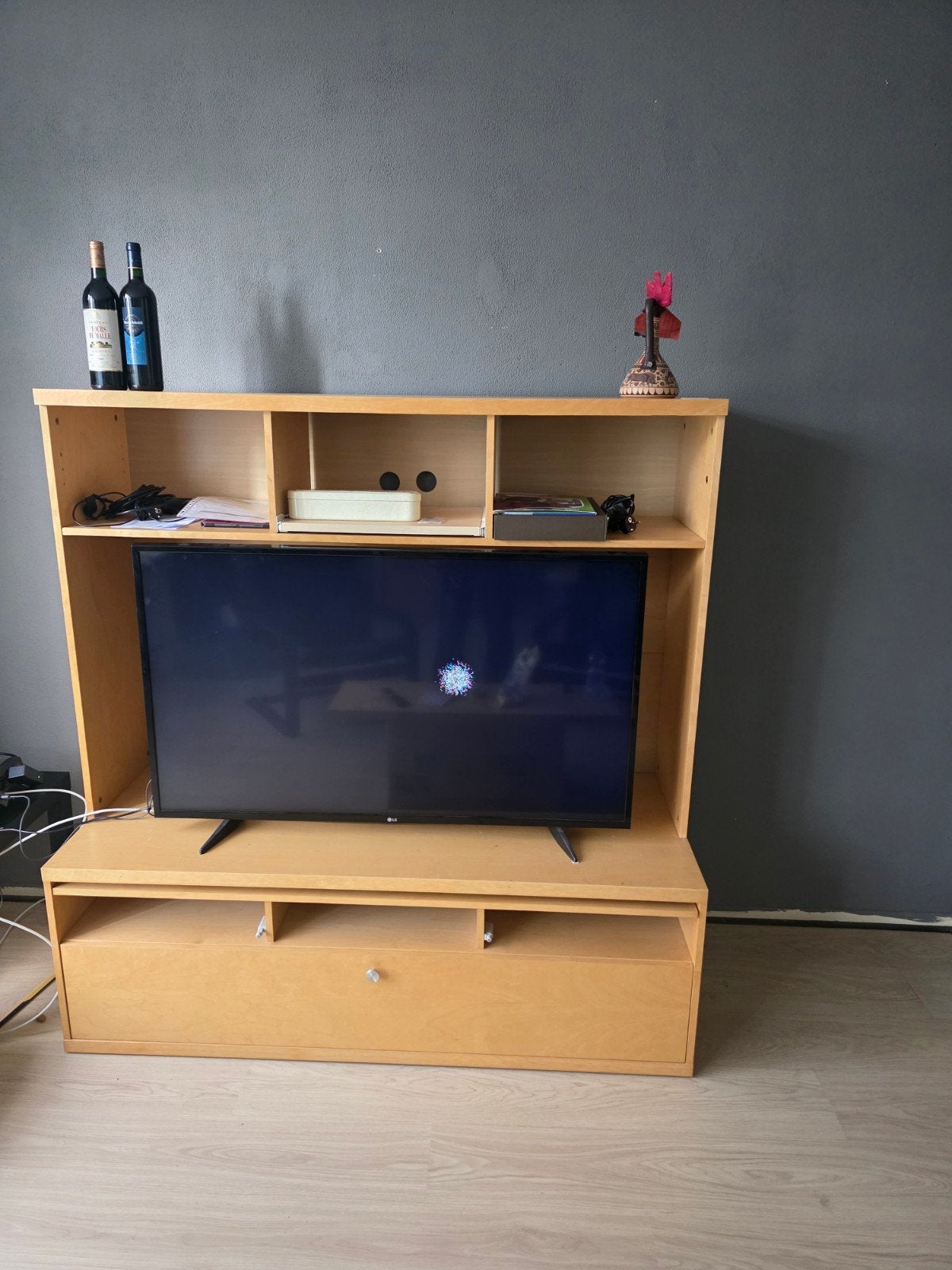 tv kast van bonde, Ophalen, Overige materialen, Gebruikt, 100 tot 150 cm