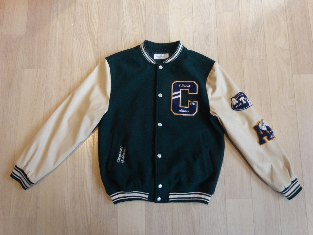 H&M baseball jas mt 152-158, Ophalen of Verzenden, Zo goed als nieuw, Jongen, Jas