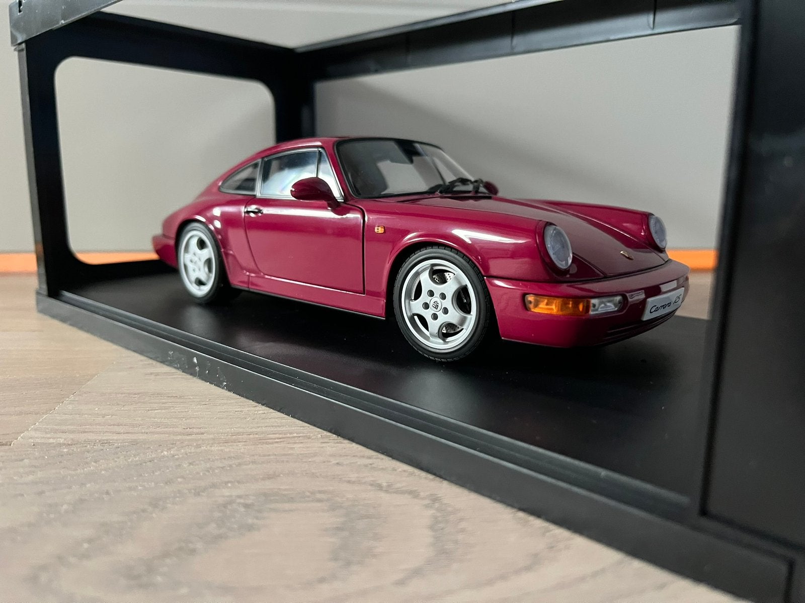 Porsche 911 (964) Carrera RS Rubystone Red Autoart 1:18, Hobby en Vrije tijd, Ophalen of Verzenden, Zo goed als nieuw, Auto, Autoart
