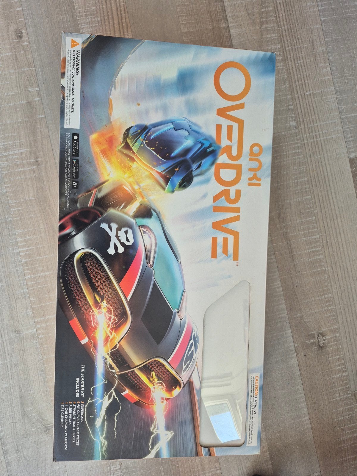 Anki OVERDRIVE Starter Kit Racebaan met 2 Supercars, Racebaan, Zelf te bouwen, Zo goed als nieuw, Elektrisch