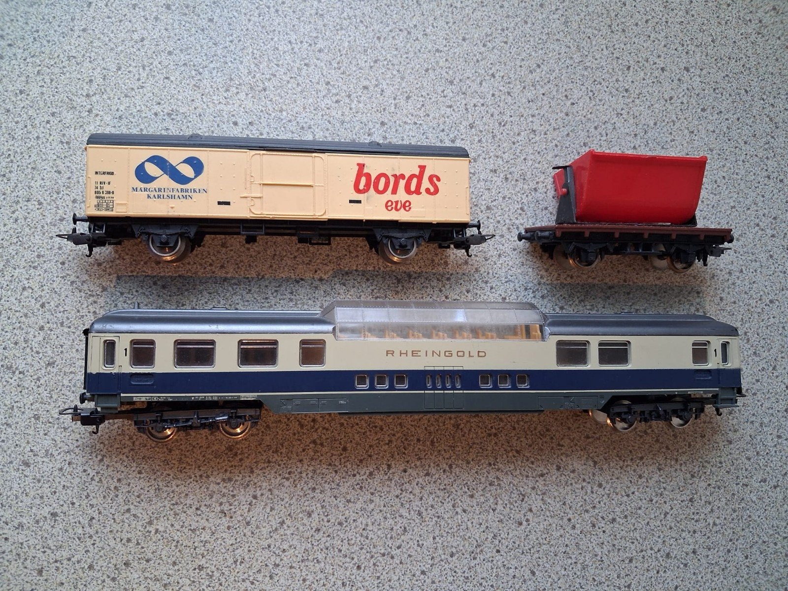 Lima HO Rijtuig en 2 goederen wagons Een koop samen, Ophalen of Verzenden, Gebruikt, Wagon, Lima