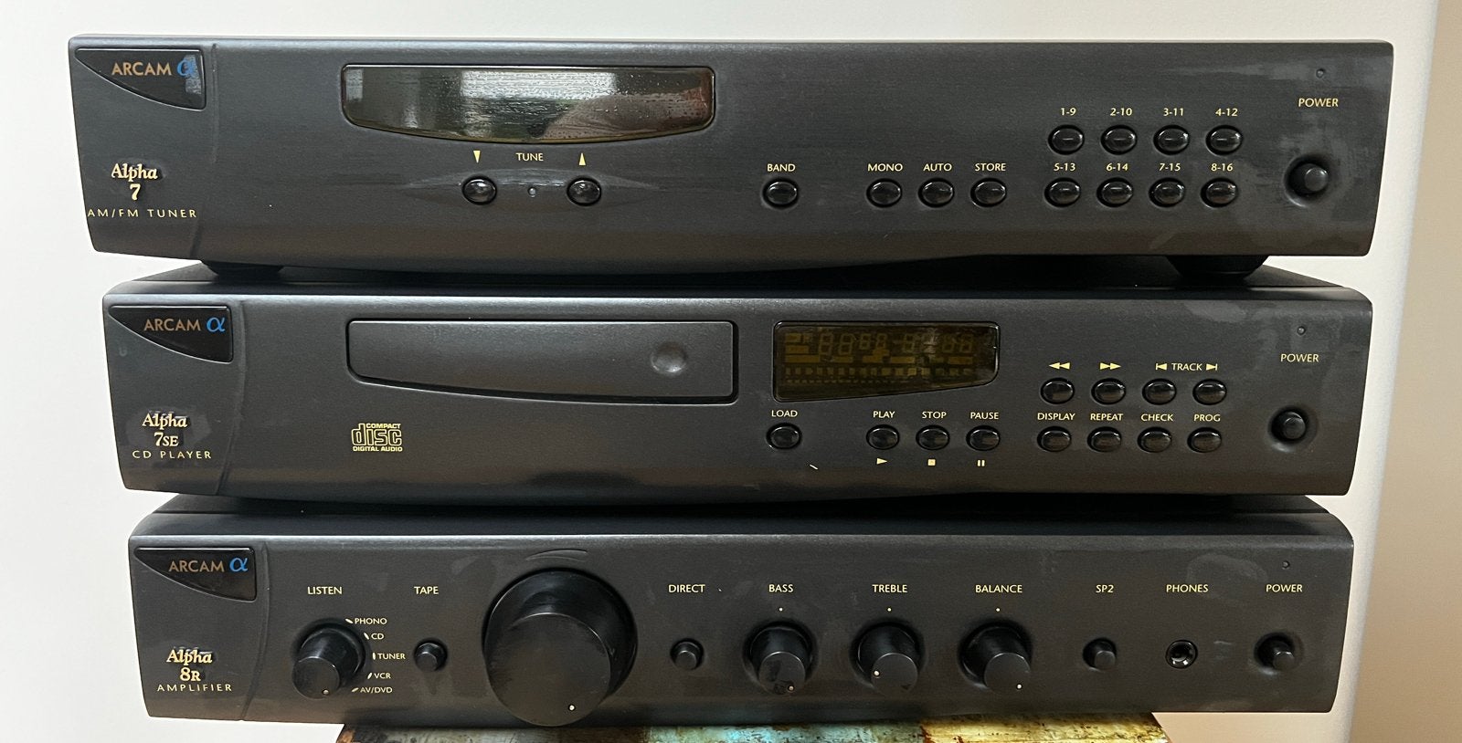 Arcam Alpha 7/7SE/8R Hifi Set - Tuner, CD-speler, Versterker, Gebruikt, Losse componenten, Cd-speler, Ophalen