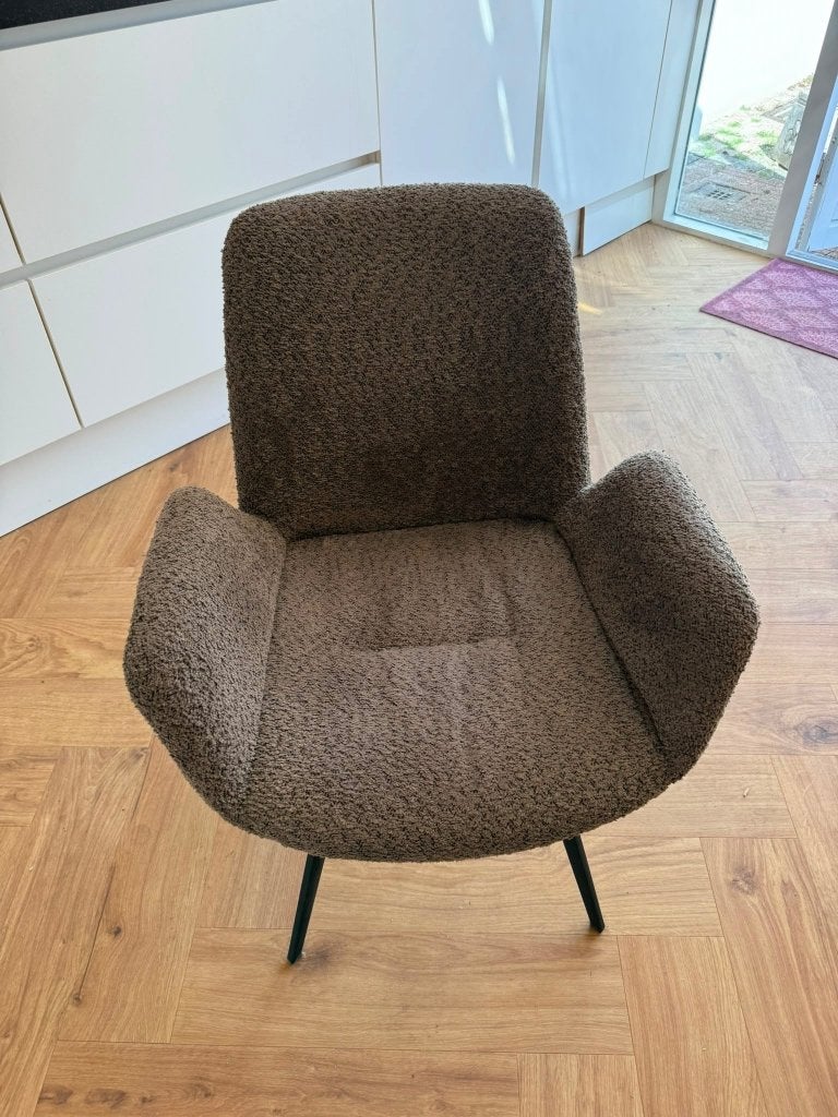 Draaistoel taupe, Ophalen, Gebruikt, Overige kleuren, Eén
