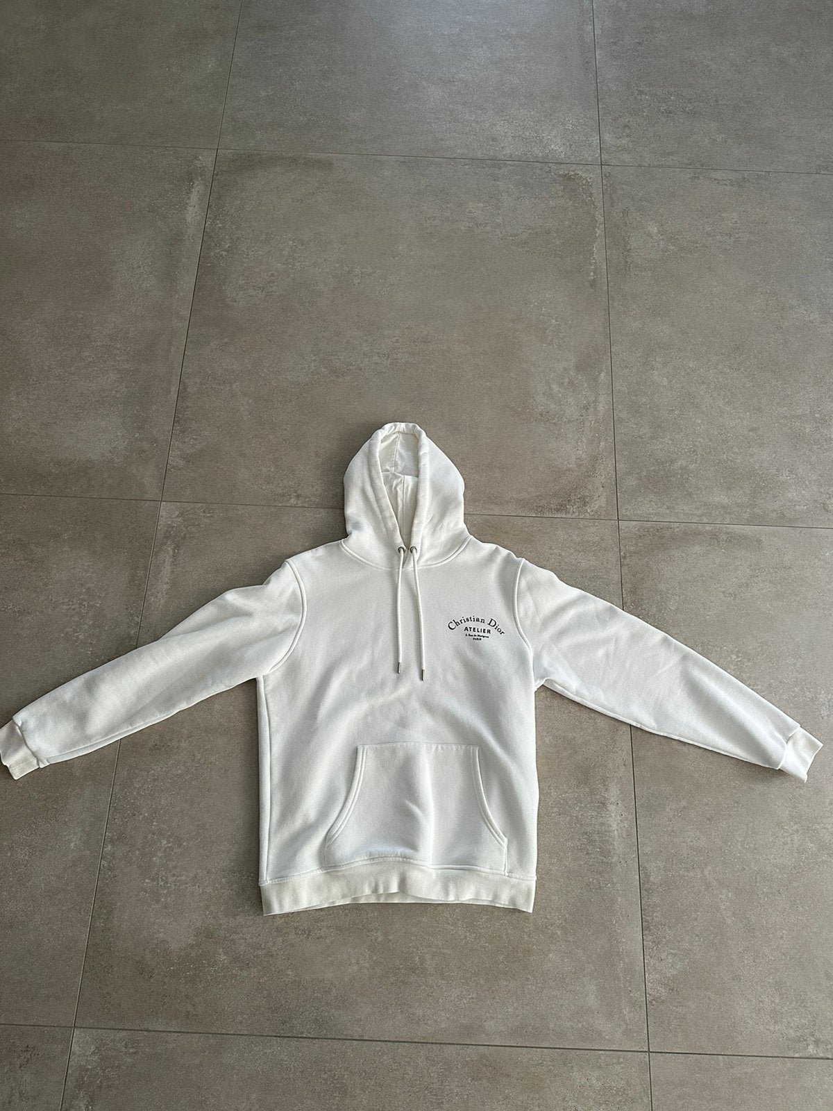 Christian Dior hoodie wit maat S, Ophalen, Zo goed als nieuw, Maat 46 (S) of kleiner, Wit