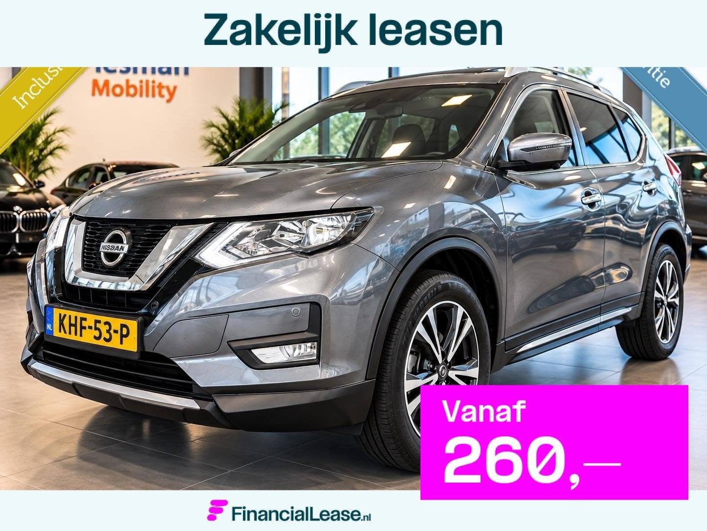 Nissan X-Trail,1.3 DIG-T N-Connect, Open dak, Onderhouden!, Stof, Gebruikt, 4 cilinders, 14 km/l