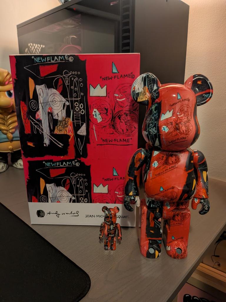 Bearbrick Andy Warhol Jean-Michel Basquiat #1 100% & 400%, Ophalen of Verzenden