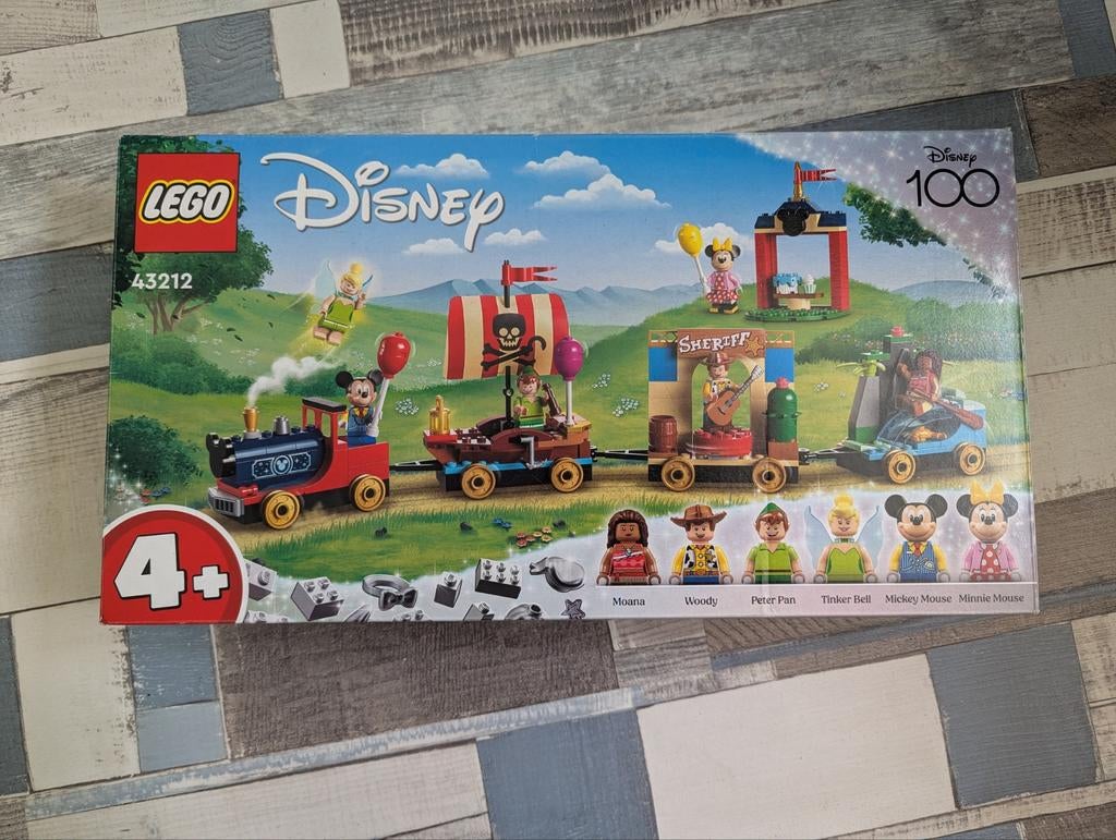 Lego 43212 Disney trein met doos compleet, Ophalen of Verzenden, Zo goed als nieuw