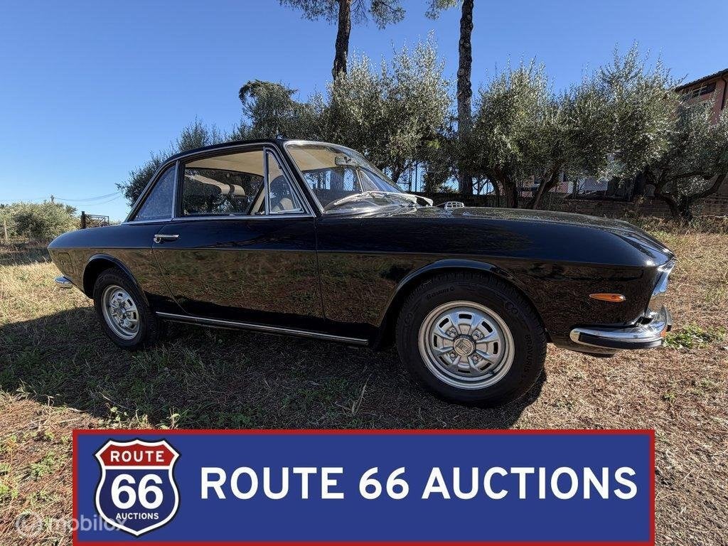 Lancia Fulvia Coupé 1.3 | 1972 | Route 66 Auctions, Auto's, Overige carrosserieën, Zwart, Bedrijf, Handgeschakeld