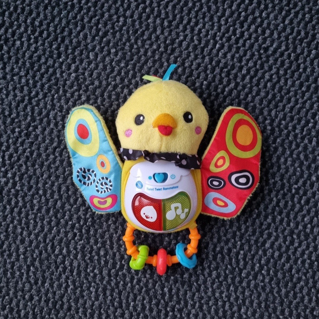 Vtech twiet twiet rammelaar, Ophalen of Verzenden, Zo goed als nieuw, Rammelaar