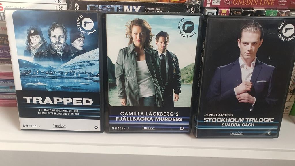 Lumière Crime DVD Boxset: oa Trapped, VERKOCHT, Vanaf 16 jaar, Boxset, Ophalen of Verzenden, Zo goed als nieuw
