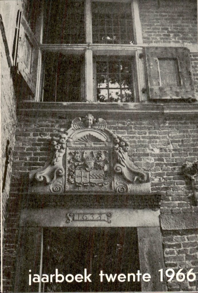 Enschede - Gevelsteen - 1635, Verzamelen, Ansichtkaarten | Nederland, Ongelopen, Overijssel, 1960 tot 1980, Ophalen of Verzenden