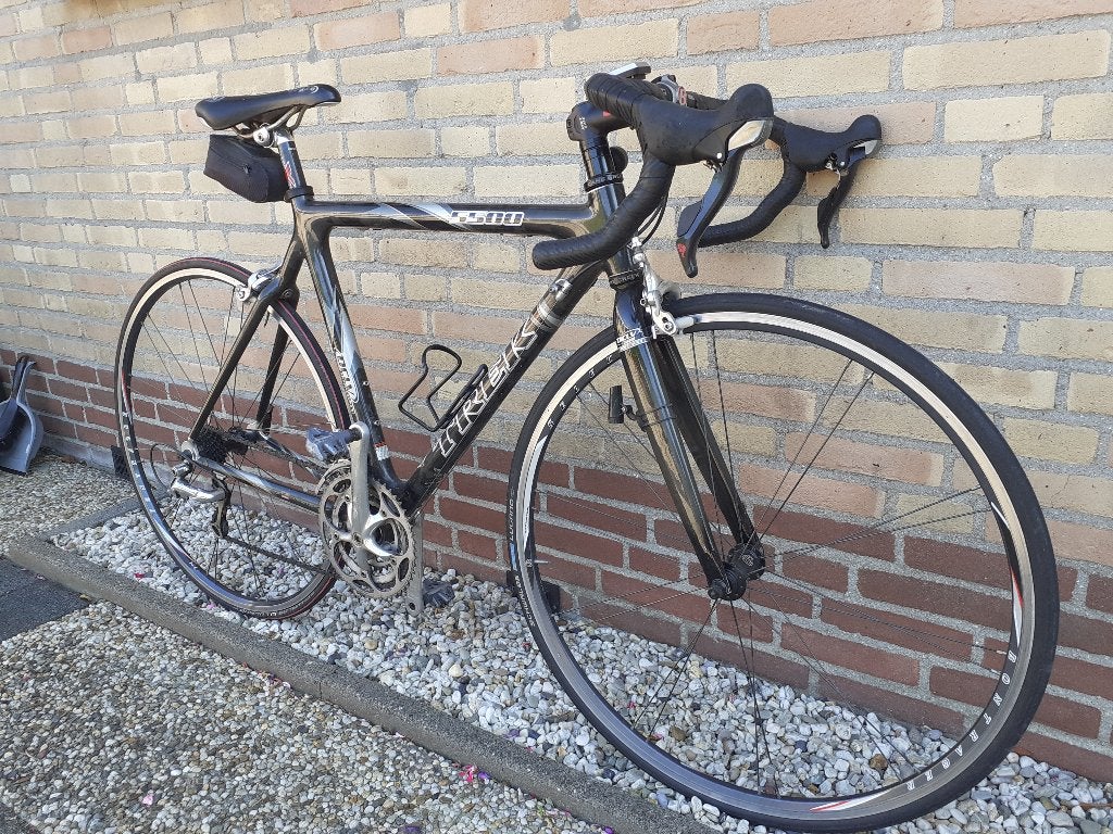Racefiets Trek Carbon, Fietsen en Brommers, Fietsen | Racefietsen, Gebruikt, Carbon, Velgrem, Meer dan 20 versnellingen