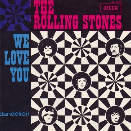 The Rolling Stones – We Love You  Psychedelic Rock sixties, Fotohoes, 7 inch, Ophalen of Verzenden, Zo goed als nieuw