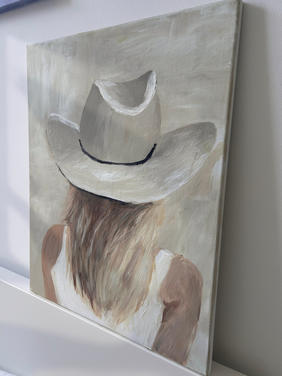Original painting - Western soul, Antiek en Kunst, Ophalen of Verzenden
